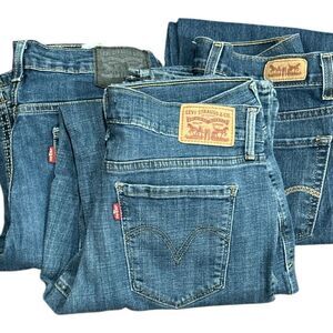 LEVI’S Jeans Pants Bulk Lot 3 Pair Levi’s 505 Straight Levi’s 512 Bootcut Levi’s